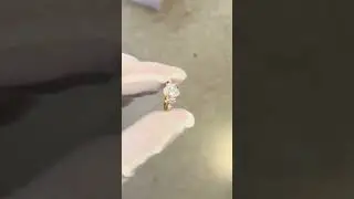 Cluster diamonds  engagement  gold ring