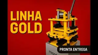 Estampo manual Linha Gold com maxim-ar