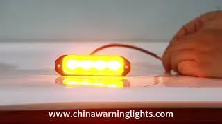 8X3W Super Thin LED Strobe Flashing Emergency Warning Light/Varsellys/Varningljus/Torretas de LED