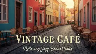 4K Vintage Italian Caf&eacute; Ambience 🇮🇹 Smooth Bossa Nova Guitar to Relax & Chill
