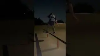 Fs boardslide 1st try #ollie #skateboarding #￼￼independent #sk8 #reds