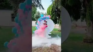 Dry Ice Gender Reveal 🤩🎉  #gendersurprise #babygenderreveal #genderrevealvideo #genderreveal #party