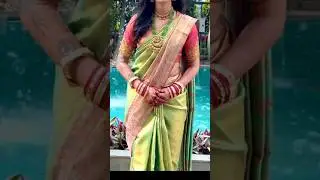 ✨&hearts;️New Trendy Party Wear Saree Design 2026 | ✨ Bridal hairstyle 😍#youtubeshorts #fashion#shorts