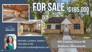 Home For Sale- $185,000 | Braham MN