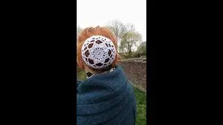 Cache chignon au crochet