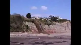 PENARTH CLIFF LANDSLIDE COLLAPSE 13TH APRIL 2014 - SOUTH WALES UK