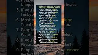 What Your Birth Month Says About You 😲✨ | Birthday Personality Facts