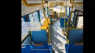 Electric city bus, left-hand drive bus 51/20 seats