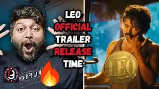 LEO Trailer - VIJAY THALAPATHY | LEO OFFICIAL TRAILER RELEASE TIME HINDI | REVIEW BY RG #review