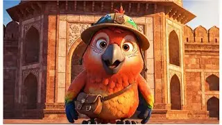 Parry the Parrot Explores Delhi | Red Fort, Lotus Temple & Indian Street Food
