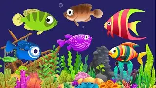 Calming Undersea Animation Baby Lullaby, Soothing fishes🐟Baby Sleep Music #fishlullaby #lullaby #249