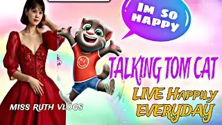 Talking tom is cheerful delighted and so blissful #Asmr#Talkingtom#Wh#Games