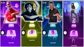 TILES HOP EDM RUSH - WEDNESDAY - K POP- BLACKPINK - SKIBIDI DOP DOP