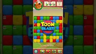 Toon Blast || Level 258 || Toon Blast Bruno Bear || Android Game