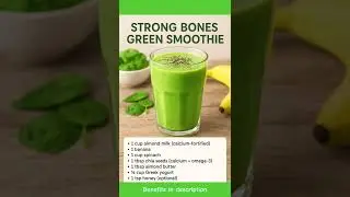 Calcium-Packed Green Smoothie #youtubeshorts #food #viral #trending #shorts #yt #wellwithinyoubyct