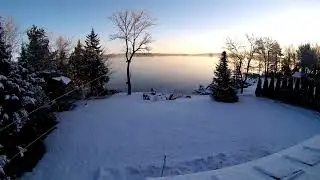 Winter Lake Morning Fog Roll ( 2023-02-02 )
