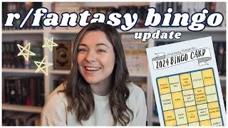 I Got Bingo on the r/Fantasy Challenge (2024) 📚