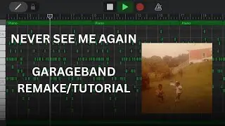 Never See Me Again - Kanye (Garageband Remake/Tutorial + MIDI)