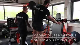 V Squat Glute and Ham Focus