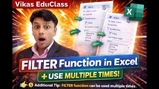 Excel FILTER Function Explained 🔥 | Use Multiple FILTER with Multiple Criteria | Advanced Excel