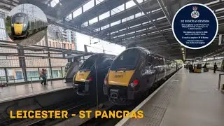 Leicester To London St Pancras International Full Journey Class 222 EMR InterCity