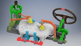 Update V0.95 | Geared 900&deg; steering | Convert Xboxcontroller into steering wheel with 3D printing!