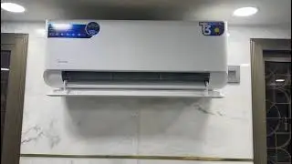 #midea #breez 1.5 #inverterairconditioner Only inner demo