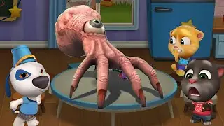 HANTU HAND BRAIN EYE Datangi Rumah Tom Angela - My Talking Tom Friends 2