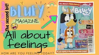 BLUEY Magazine!! August Issue-The second bit!😄 Feelings! Books for kids | ABC Kids | Disney Jr