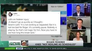 Tennis Channel Live: Federer Knee Not Healing As Scheduled