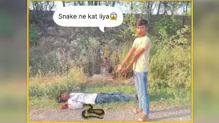 snake ne kat liya 🐍😮 || ye kya ho giya  #snakevlog #souravjoshivlogs #viralvlogs