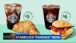 Starbucks joins the value menu wars with a new discounted pairings menu offer