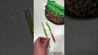 Minecraft stationery collection #pen #pencil #eraser