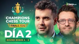 Carlsen VS MVL, &iquest;podr&aacute;n Firouzja y Aronian sobrevivir? | Champions Chess Tour Finales 2024 D&iacute;a 2