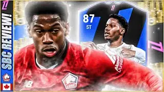 87 RATED LIGUE 1 PLAYER OF THE MONTH JONATHAN DAVID SBC REVIEW IN EAFC25!!