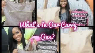 Traveling Essentials- Whats in Our Carry Ons + ( Tips & Tricks)