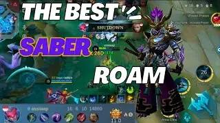 Saber Roam Gendong Tim❗️Solo Rank Tutorial Gameplay Mlbb #mobilelegends #saber #mlbb #mlb #ml 