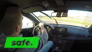 Oversteer skid - Ended up off the track! | Safe-driving Austria [EN subs]