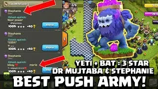 STEPHANIE & DR MUJTABA USING MONSTER YETI ATTACKS &hearts;️ CLASH OF CLANS