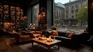 Classic Jazz Cafe Music for Gentle Rain Outside — A Soft Space to Breathe and Unwind