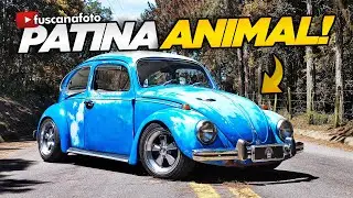 MARCAS DO TEMPO! FUSC&Atilde;O 1500 1975 COM PATINA ANIMAL E INTERIOR RARO! Fusca na Foto
