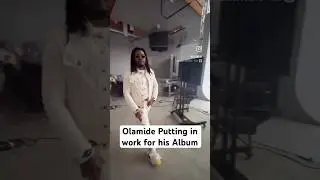 Olamide is Outside in California putting in the work