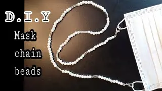 Mask chain holder diy . Mask chain bead. Mask chain. | CHIRA design | EP. 205