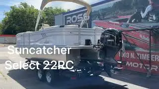 Pontoon boat, 2025 G3 SunCatcher Select 22RC Rear Couch