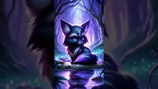 Nixie Foxfire - Wonderous Pool AI #aiart #ai #reels #shorts #art #anime #fantasy #digitalart #gaming