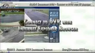 Connect the DVR 7004 H 264 Standalone Security Camera DVR with Internet Explorer
