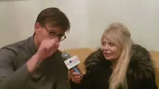 Lella Battiato Majorana e Direttore orchestra Eckehard Stier Luci Natale  Concerto a Bellini Catania