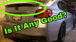 15+ WRX Ebay Carbon Duckbill Install