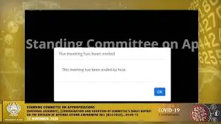 Standing Committee on Appropriations, 17 November 200