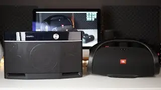 JBL Boombox vs Aiwa Exos 9 -  Sound comparison...